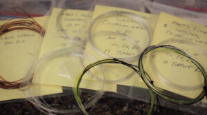 Building a tapered leader