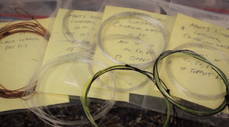 Building a tapered leader