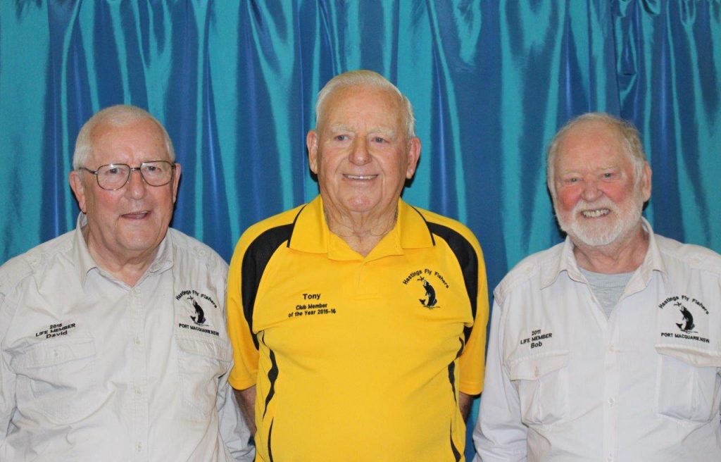 Life Members Dave Wiggins, Tony Bendiech and Bob Dove
