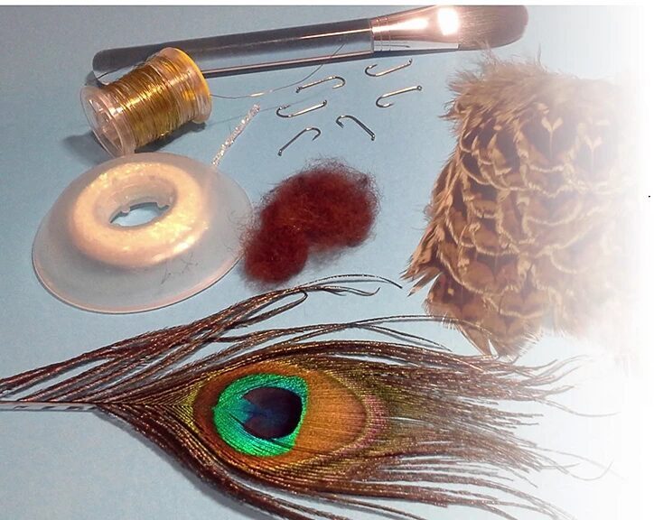 Fed's Isonychia Soft Hackle Variant materials