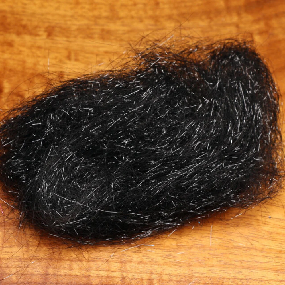 Black peacock ice dubbing