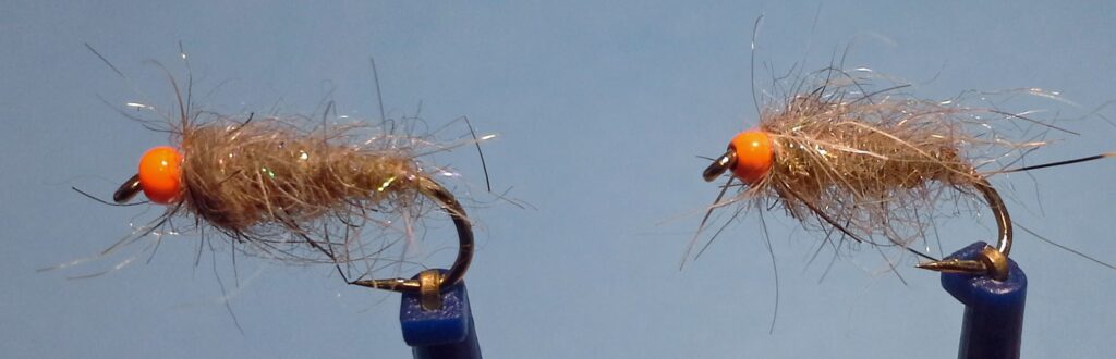 Orange Bead Head Hares Ear