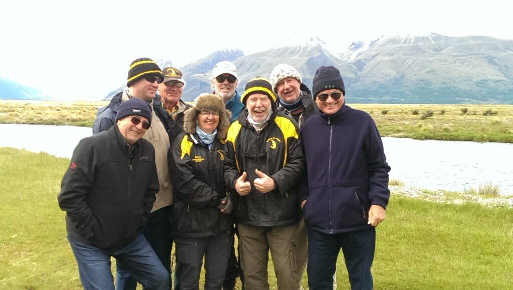 Eight very happy members, South Island, New Zealand 2016