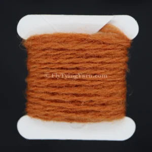 Rust wool yarn