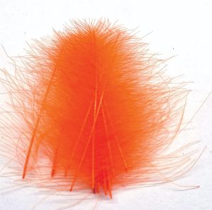 CDC feathers, orange