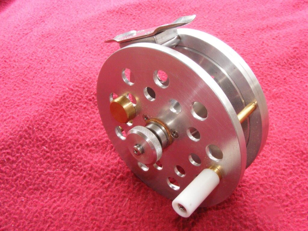 Tony's hand-crafted fly reel.